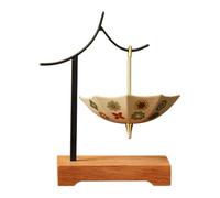 Ceramic Tea Strainer Umbrella Shaped Ceramic Colander Sifter With Hook