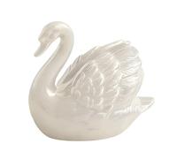 Ceramic Toilet Covers, Decorative Swan Screw Caps, 3.94x2.17x3.35 Inches Bowl Screw Covers with Modern Design, Sturdy Bathroom Accessory, Toilet Hardware with Elegant Style, Home Decor for Apartment