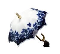 Ceramic Umbrella Tea Strainer, Chinese Umbrella Tea Infuser Se with Matching Base, Traditional Blue & White Porcelain Loose Leaf Filter, Kung Fu Filter Table Accessory Home Decor