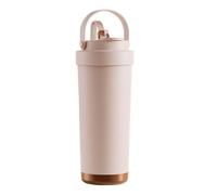 Ceramic Water Bottle - 750 ml insulato Cup with Straw | Portable Tumbler Water Bottle | Ceramic Coating Direct Drinking Bottles with Lid for Car Camping Gym Workout Daily Use Hiking School Outdoor