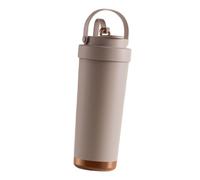 Ceramic Water Bottle - 750ml Insulated Cup with Straw | Portable Tumbler Water Bottle | Ceramic Coating Direct Drinking Bottles with Lid for Car Camping Gym Workout Daily Use Hiking School Outdoor