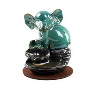Ceramic Waterfall Backflow Incense Burner Auspicious Incense Burner Lotus Zen Aromatherapy Furnace Censer Holder Ornaments