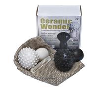 Ceramic Wonder W67254 Sfere per Massaggio Corpo e Viso Ceramic Wonder, Set di 2, Una Bianca, Una Nera