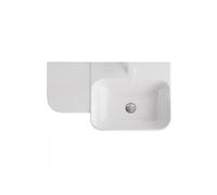 Ceramica Althea - Lavabo Cover DX versione destra 80x46cm - 40813 : Colori piatti doccia Althea - Lino