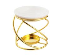 Ceramica Artistica Bruciatori Olio Essenziale Più Caldo E Metallo Tealight Stand Aromaterapie Diffusori Per Meditazioni Decors Cera Melt Warmer