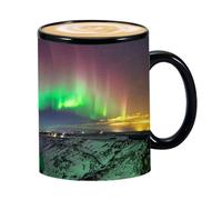 ceramica cambiante del cambiamento di colore ' | Ceramica Northern Lights Design Magic Change Tazza in ceramica per tè freddo, design aurora boreale