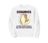 Ceramica Come LA Scienza dei Razzi MA Un PO' più Tecnica Meme Felpa