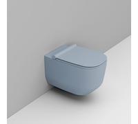 Ceramica Dolomite Alba vaso wc sospeso senza brida blu D502571