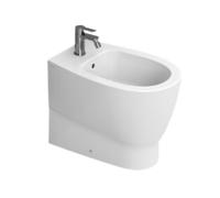 Ceramica Dolomite Bidet a terra filo parete in ceramica bianca serie demy