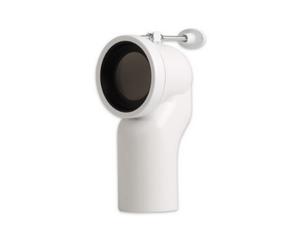 Ceramica Dolomite curva tecnica in plastica 90° ad S per scarico bagno wc