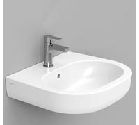 Ceramica Dolomite Mirto lavabo 55x48 cm ovale a parete bianco lucida D461301