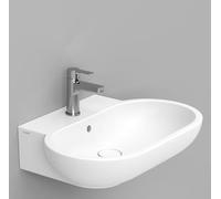 Ceramica Dolomite Mirto lavabo 65x46 cm ovale a parete bianco D461141