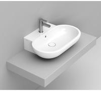 Ceramica Dolomite Mirto lavabo 65x46 cm ovale da mobile bianco D461401
