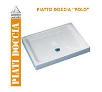 Ceramica dolomite, piatto doccia, serie polo 91x73, art.J3389 bianco.