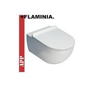 Ceramica Flaminia - WC sospeso Flaminia Serie App 54x36 AP118 - Bianco, Senza Sedile, A Magazzino
