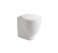 CERAMICA GLOBO - BOWL set vaso wc a terra filomuro 50x37 + coprivaso chiusura rallentata - SB002BI + SB022