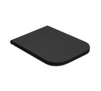 Ceramica Globo - Coprivaso rallentato STONE Nero opaco per WC 52cm - ST022AR