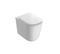 Ceramica Globo - LALITA filomuro WC + coprivaso soft BIANCO OPACO
