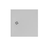 CERAMICA GLOBO - piatto Docciapietra 90x100 BIANCO - DP10090