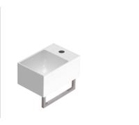 Ceramica Globo - Portasciugamani frontale in ottone cromato PT009