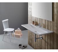 CERAMICA GLOBO STOCKHOLM LAVABO SOSPESO PREDISPOSTO MONOFORO