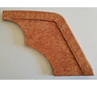 CERAMICA MONELLA 174/175 TOP POSTERIORE DESTRA TERRACOTTA LINCAR STUFA A LEGNA