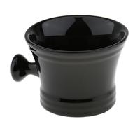 ceramica nera barba da barba degli uomini bowling barbiere barba rasatura