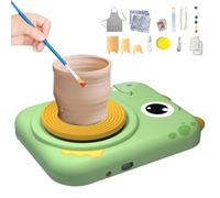 Ceramica per bambini, set creativo per progetti artistici, set completo di dischi in ceramica per bambini, per ragazze a casa, in scuola, per feste, compleanni, lezioni d'arte
