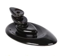Ceramica Piccolo Ciottoli Flusso Dietro Bruciatore di Incenso - Incenso Sostegno