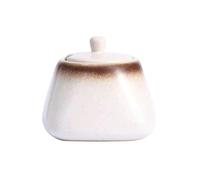 Ceramica quadrato condimento pentola cucchiaio cucina casa squisita stoviglie-sesamo