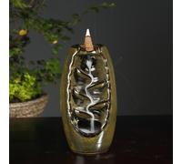 Ceramica Riflusso Incenso Bruciatore Cascata Incensiere Sostegno Regalo Stanza