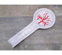 Ceramica sarda poggia mestolo Cucina corallo rosso sardo mestolo POGGIAMESTOLO