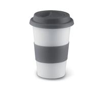 Ceramica Take Away Viaggio Mug Caffè / Tè Silicone Coperchio Isolante Top e Grip