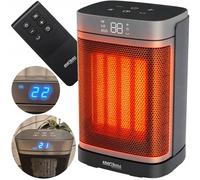 Ceramica Ventola Riscaldamento 1500W Ptc Scaldino Elettrico Termostato LED Timer