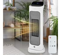 STUFA TERMOVENTILATORE ECO CERAMICO OSCILLANTE 2200 WATT A BASSO CONSUMO NEDIS