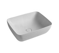 Ceramiche Arcadia - MADE LAVABO RETTANGOLARE IN APPOGGIO 50X38 - Nero Marquinia