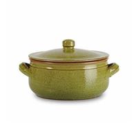 CERAMICHE COLI TEGAME CON COPERCHIO IN COCCIO TERRACOTTA 17 -20 - 24 CM