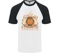 Ceramiche Pensione Plan Divertente DA UOMO S/S Baseball T-Shirt