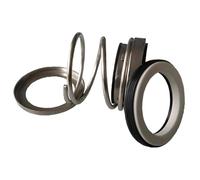 ceramiche sigillate alberi di gomma al carbonio bu 108 Guarnizione meccanica in ceramica e carbonio, molla in acciaio inossidabile for pompe dell'acqua, diametro interno 20-60 mm(22mm ID)