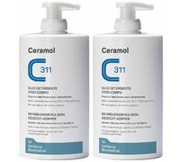 Ceramol 311 Olio Detergente Viso-Corpo 2x400 ml Olio