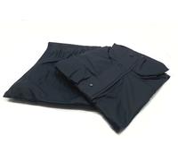 Cerata giacca e pantalone in pvc antipioggia blu