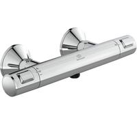 CERATHERM T25 | Miscelatore doccia da appoggio 315x100x70 mm cromato, 22 l/min (3 bar) | Funzione termostatica, risparmio idrico ed energetico, CoolBody, blocco di sicurezza, certificato NF