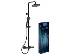 Ideal Standard Ceratherm T25 sistema doccia, termostatico, A7545XG, Ceratherm T25 silk black [Rubinetteria Bagno > Sistemi Doccia]