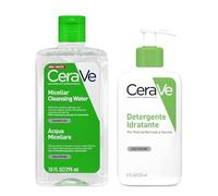 CeraVe Contorno Occhi 15ml + Crema Viso SPF30 52ml | Idratazione e Protezione Viso Giornaliera