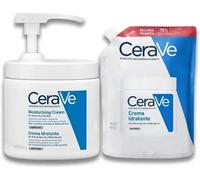 CeraVe Crema Idratante Viso e Corpo con Ceramidi e Acido Ialuronico 473 ml + REFILL 454 g