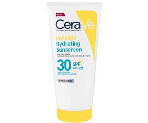 CeraVe Invisible Hydrating Sunscreen SPF 30 for body, face, & all skin types with 3 essential ceramides 177 ml