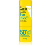 CeraVe Stick Solare Invisibile SPF50+ - Protezione Solare Viso, Labbra E Zone Sensibili 8 g