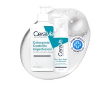 CeraVe Kit con Detergente e Patches Controllo Imperfezioni, Per Pelli a Tendenza Acneica, Detergente con Acido Salicilico e Tecnologia Sebo-Assorbente, Patches con Niacinamide, 236 ml + 22 Unità