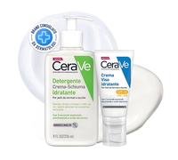 CeraVe Kit Skincare Viso Detergente Schiuma, Pelli Normali a Secche, 236 ml