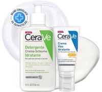Cerave Kit Skincare Viso Detergente Schiuma, per Pelli Da Normali a Secche, Con